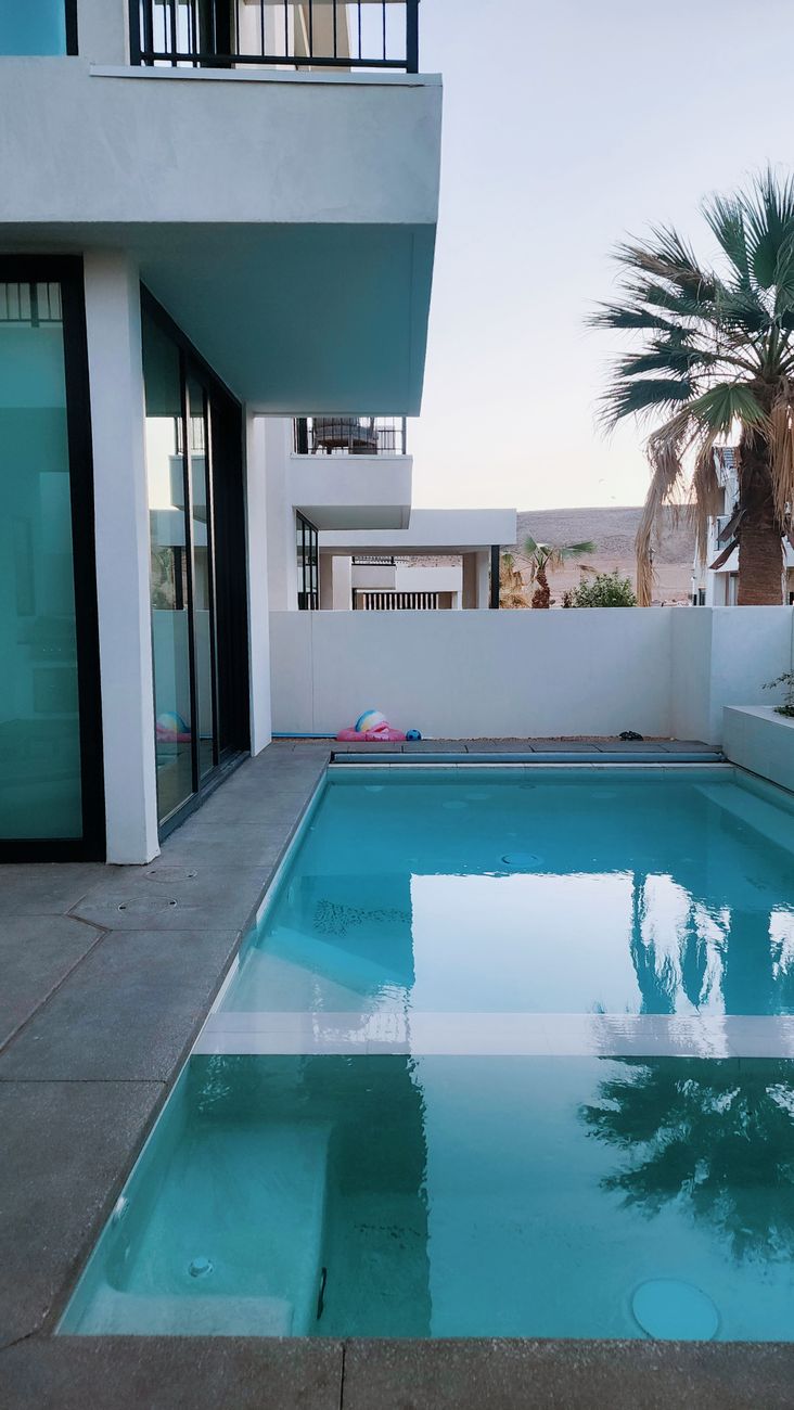 Minimalist desert sanctuary retreat
